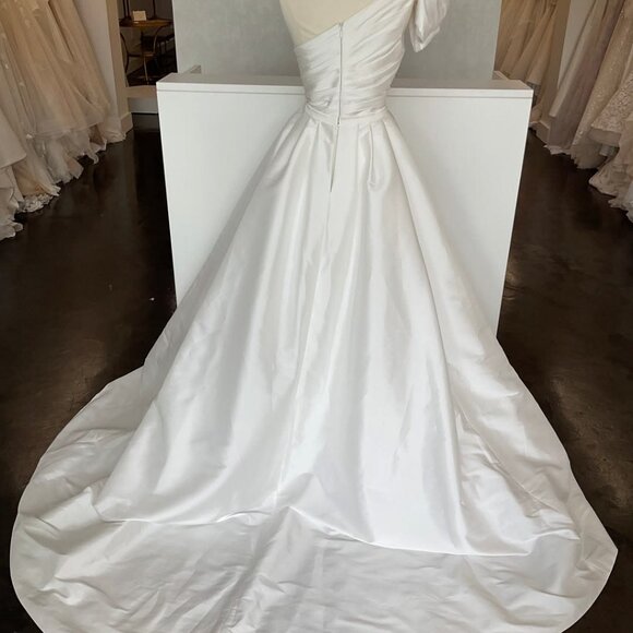 Jenny Yoo Isla Gown with Overskirt Size 10 NEW Taffeta - Picture 11 of 16